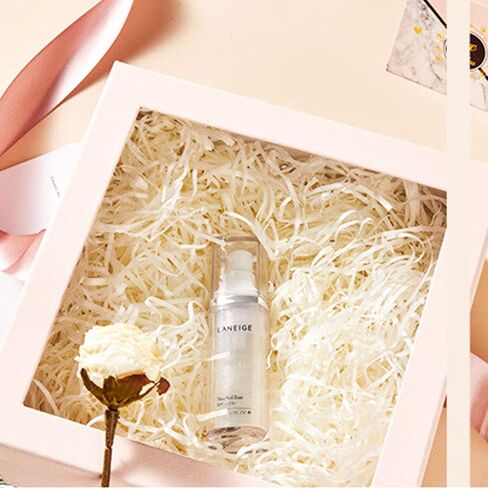 Amsthow حشو ورقة أجاد هدية التفاف سلة العشب 1/2 رطل سلة قطع خضراء التعبئة ملء ورقة الرافية لصندوق سلة الهدايا عيد ميلاد حزب الديكور الزفاف (الأخضر) in Kuwait