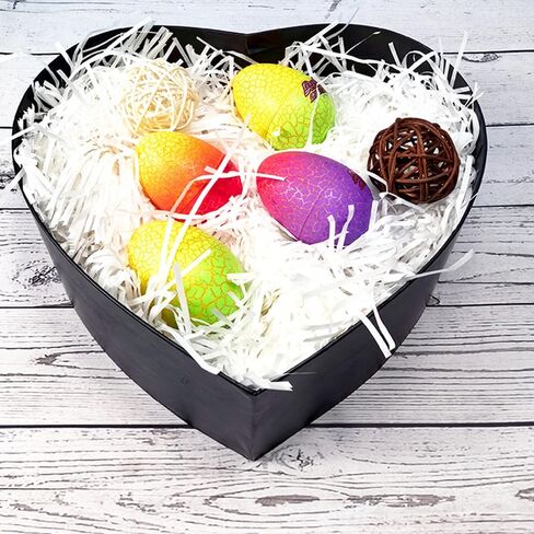 Amsthow حشو ورقة أجاد هدية التفاف سلة العشب 1/2 رطل سلة قطع خضراء التعبئة ملء ورقة الرافية لصندوق سلة الهدايا عيد ميلاد حزب الديكور الزفاف (الأخضر) in Kuwait