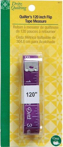 Dritz 3011 Quilter's Flip Tape Measure, 120-Inch, Purple, 5/8"x120" in Saudi Arabia