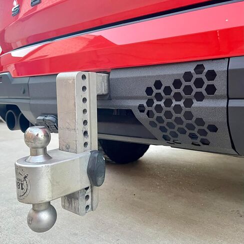 Receiver Hitch Cover | Compatible with 2023+ Toyota Sequoia | by Cosmic Craft, black, 1014-1010-A in Saudi Arabia