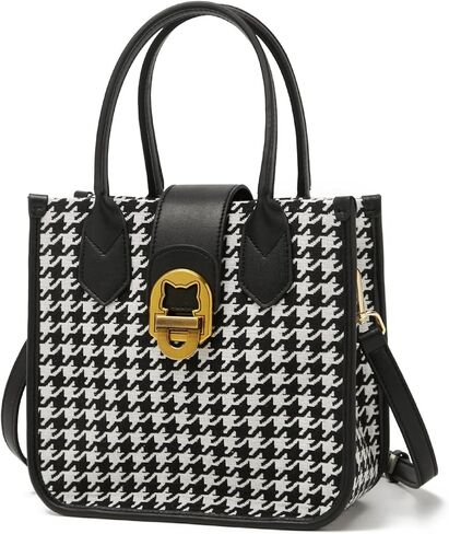 حقائب يد من القماش ذات مقبض علوي من FOXLOVER للنساء ذات دلو صغير ومحفظة كروس من الجلد النباتي in Kuwait