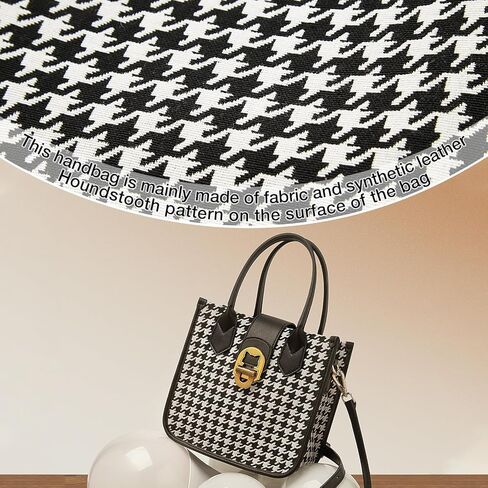 حقائب يد من القماش ذات مقبض علوي من FOXLOVER للنساء ذات دلو صغير ومحفظة كروس من الجلد النباتي in Kuwait