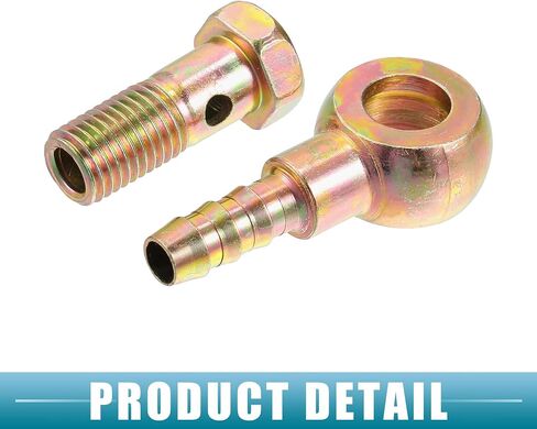 Car Oil Cooler Screw Ball Head Adapter Turbo Brake Line Bolt Adapter M12x1.25 8mm OD Bolt Brake Fitting Kit for Fuel Oil System (Set of 2) in Saudi Arabia