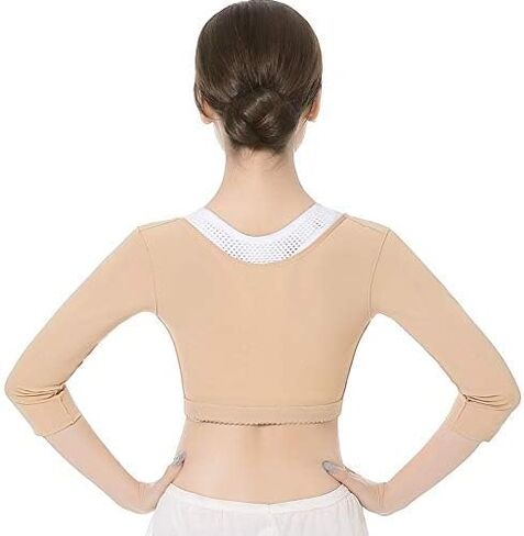 Women Posture Shaper, Upper Arm Shaper Shapewear Compression Sleeves Posture Corrector Adjustable Back Brace for Posture Slimmer Top Posture Corrector Vest Shapewear (M) in Saudi Arabia