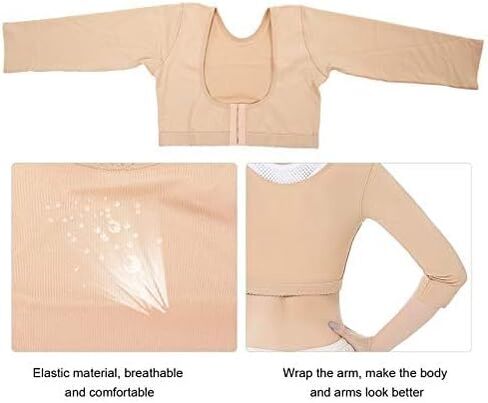 Women Posture Shaper, Upper Arm Shaper Shapewear Compression Sleeves Posture Corrector Adjustable Back Brace for Posture Slimmer Top Posture Corrector Vest Shapewear (M) in Saudi Arabia