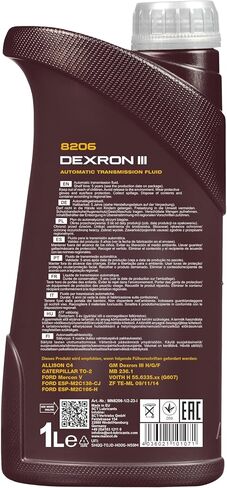 مانول أوتوماتيك بلس ATF Dexron III 8206: سائل ناقل الحركة الاصطناعي العالمي in Kuwait
