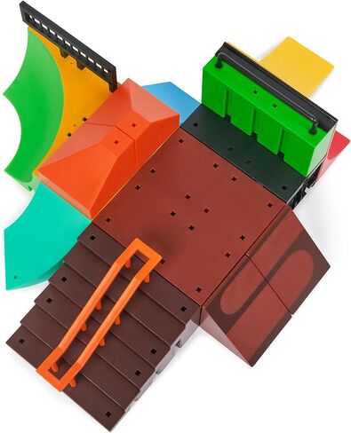 TECH DECK، ربع وعاء Ruckus X-Connect Park Creator، مجموعة منحدر قابلة للتخصيص والبناء مع لوحة أصابع حصرية، لعبة للأطفال للأعمار من 6 سنوات فما فوق in Kuwait