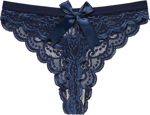 Avidlove Lace Bow Panties Sexy Underwear for Women T Back Low Waist Breathable Thong in Saudi Arabia