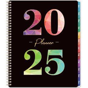 مخطط 2025 - مخطط 2025 أسبوعيًا وشهريًا من يناير إلى ديسمبر 2025، 9 × 11 بوصة، مخطط 2025 مع جيب داخلي، علامات تبويب مطلية ملونة in Kuwait