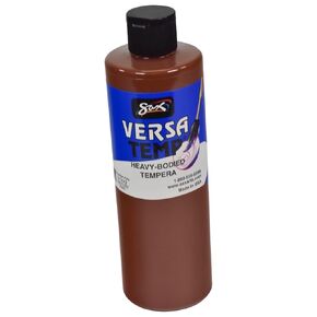 Sax - 1440688 Versatemp Heavy-Bodied Tempera Paint, Brown, 1 Pint