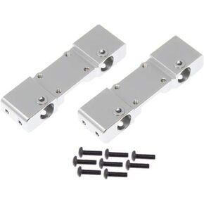 Redcat Racing RER11412 Aluminum Bumper Mounts (2pcs), Silver