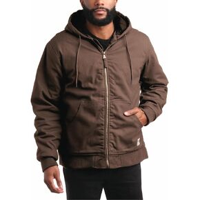 Bass Creek Outfitters Men's Jacket - Duck Canvass Winter Coat with Tricot Lining - Heavy Duty Workwear Outerwear (M-XXL) in Saudi Arabia