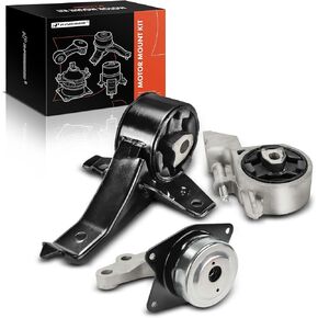 A-Premium 3PCS Transmission Mount Set Compatible with Chevrolet Malibu 2004-2007 2.2L & Pontiac G6 2006 2.4L, G6 2007 2.4L 3.5L, Automatic Transmission, Replace# 22681065