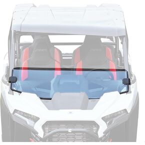 KIWI MASTER معطف صلب بولي نصف الزجاج الأمامي لـ 2024 2025 Polaris RZR XP 1000 ملحقات شديدة التحمل من البولي كربونات مقاومة للخدش in Kuwait