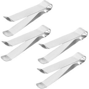 4pcs Fire Extinguisher Candle Accessory Metal Candle Wick Clip Candle Cutter Tool Candles Flame Extinguisher Church Candle Snuffer Old Fashioned Stainless Steel Knives