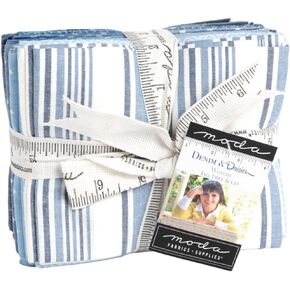 Fig Tree and Co Denim & Daisies Wovens 15 Fat Quarters Moda Fabrics 12222AB
