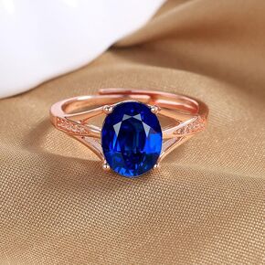 Mnyixsi 18K Rose Gold Cocktail Diamond Rings for Women Colorful Cubic Zirconia Promise Rings Faux Dainty CZ Diamond Charm Ring Eternity Engagement Wedding Luxury Band Ring Green