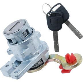 Door Lock Cylinder 72181-SDA-A11 Left Driver Side with 2 Keys Replacement for Honda Accord EX LX 2.4L 3.0L 2003-2007 Replacement for Honda Accord Hybrid 3.0L 2005-2007