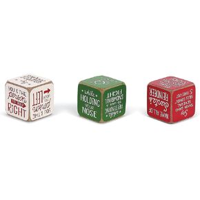 DEMDACO Party Starter Dice Amazing Colorful 2 x 2 MDF Wood Christmas Activity Game