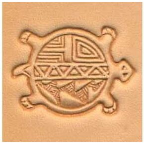 Tandy Leather Round Turtle Craftool� 3-D Stamp 88455-00