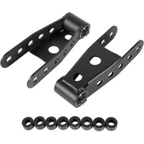 Bonbo 2"-3"Inch Suspension Rear Lowering Shackle Kit for 88-98 Chevrolet C1500,1988-2000 C2500 C3500 for Chevy Silverado1500 for Sierra1500 Truck 2007-2018 Suspension Rear Drop Shackles kit