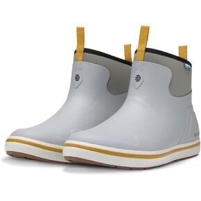 LaCrosse 6" Alpha Deck Boots for Men Featuring Waterproof Rubber, Quick-Drying Mesh, and Slip-Resistant Outsole
