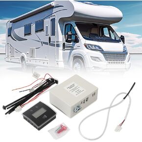 ترموستات جداري RV مع مجموعة لوحة تحكم، 3316230.714 ترموستات تيار متردد لمنطقة واحدة RV متوافق مع مكيفات الهواء المنزلية B59530، B57915، B59516، 640310C، 640315C، 640316C