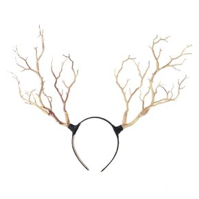 FRCOLOR Deer Antler Headbands Tree Branches Headband Halloween Hairband Witch Horn Shaped Hair Hoop Dark Fairy Accessories