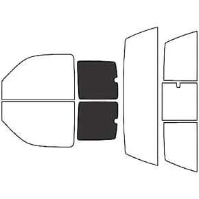 Rvinyl Window Tint Kit Compatible with Chevrolet Silverado 2000-2006 (2 Door) - Complete Precut Kit - 20%