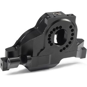 TRX4 Motor Mount CNC Aluminum Plate Upper Spur Gear Cover for 1/10 RC Crawler Defender Bronco Sport TRX6 G63 8290 TRX4 Upgrades Accessories (Black)
