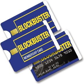 3 Pcs Credit Card Skin Sticker Block-Buster Membership Card, Debit Credit Card Sticker, Waterproof Scratch Proof Anti-Wrinkle No Bubble Slim Removable Credit Card Sticker in Kuwait