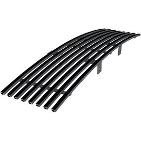 APS Compatible with Ford F-150 2009-2014 Lower Bumper Stainless Steel Black 8x6 Horizontal Billet Grille Insert F66789J