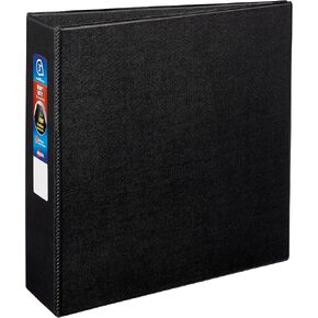 Avery Heavy-Duty 3 Ring Binder, 3 Inch One Touch EZD Rings, 3.5 Inch Spine, 1 Black Binder (79983)