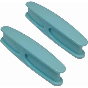 HONEYSEW Stick 'n Ruler Handle Strong Adsorption Ruler Grip Fit Almost Any Flat Rulers and Templates (2pcs Small Ruler Handle)
