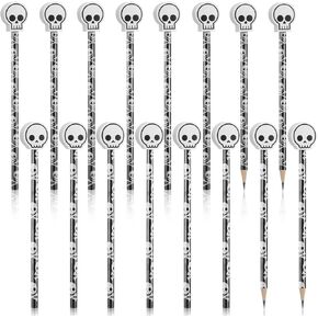 16 Pcs Earth Day Pencils with Globe Eraser Toppers, Wood Graphite World Globe Pencils Novelty Funny Tellurion Pencils for Students Kids Adults Gifts School Office Decoration Party Supplies