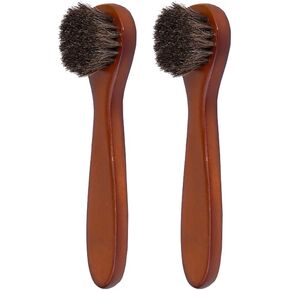 2 Pcs Shoes Polish Brushes Shoe Care Clean Applicators Shoe Polish Daubers Shoe Care Brush