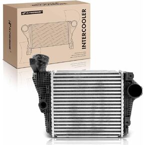 A-Premium Turbo Intercooler Compatible with 2015 2016 2017 2018 Porsche Macan 3.0L 3.6L Turbocharged, Right Passenger Side