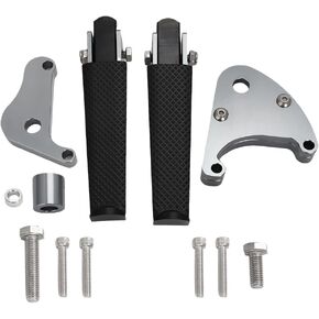 AUTOVIC Motorcycle Highway Footpegs for Yamaha FJR 1300, Front Highway Footrest Mounting Plate Kit, Adjustable Aluminum Folding Foot Pedal Bracket