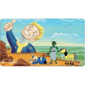 Ultra PRO - Fallout Playmat - Ravages of War - for Magic: The Gathering, Limited Edition Collectible Trading Tabletop Gaming Essentials Accessory Supplies