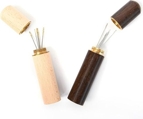 حقيبة إبرة خياطة كبيرة من SAPOCHE - 24 قطعة: تتميز بإبر ذاتية الخيط للخياطة اليدوية، هذه الإبر سهلة الخيط مثالية للتطريز والحرف اليدوية وجميع احتياجات الخياطة الخاصة بك. in Kuwait