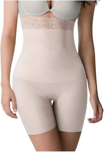 2050 Extra Tummy Control Mid Thigh Shorts for Women Calzon Faja para Mujer in Saudi Arabia