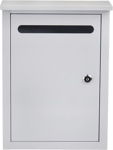 صندوق إسقاط معدني من فاسموف، صندوق اقتراحات، صندوق بريد داخلي، صندوق قفل آمن، صندوق الاقتراع، صندوق التبرعات، 10.2 × 3.9 × 14.2 بوصة in Kuwait