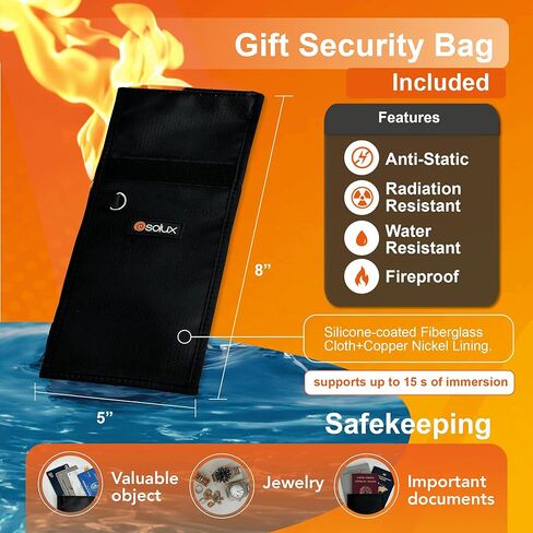 SOLUX POS Hardware Bundle for Square System - 16" Square Cash Drawer - Square Thermal Receipt Printer - Square POS Systems for Small Business - Cash Register with Receipt Printer Square Compatible in Kuwait