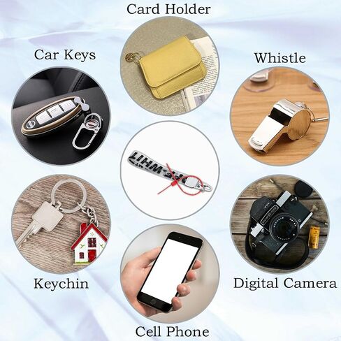 Compatible Wristlet Strap for Key, Classic Hand Wrist Keychain Lanyard Key Chain Holder for Men and Women in Saudi Arabia