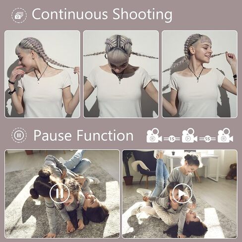 كاميرا فيديو DINGETU 4K كاميرا فيديو فائقة الدقة 48 ميجابكسل 18X تكبير كاميرا تسجيل رقمية لليوتيوب، شاشة لمس 3.0 بوصة مع جهاز تحكم عن بعد، بطاريتان وبطاقة SD سعة 32 جيجابايت in Kuwait