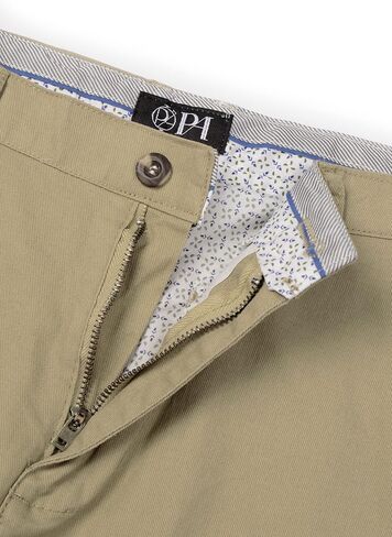 Men's Slim Fit Casual Shorts 100% Cotton Flat Front Shorts with Slant Pockets in Saudi Arabia