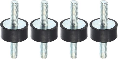 X AUTOHAUX 4pcs M6 Car Anti Vibration Rubber Isolator Damper 20x8mm Rubber Bobbin Mount Shock Absorb Mounts for Compressors VV Engines in Saudi Arabia
