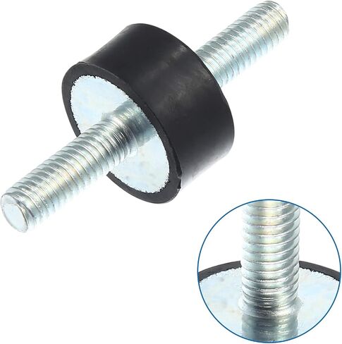 X AUTOHAUX 4pcs M6 Car Anti Vibration Rubber Isolator Damper 20x8mm Rubber Bobbin Mount Shock Absorb Mounts for Compressors VV Engines in Saudi Arabia