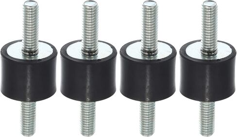 X AUTOHAUX 4pcs M6 Car Anti Vibration Rubber Isolator Damper 20x8mm Rubber Bobbin Mount Shock Absorb Mounts for Compressors VV Engines in Saudi Arabia