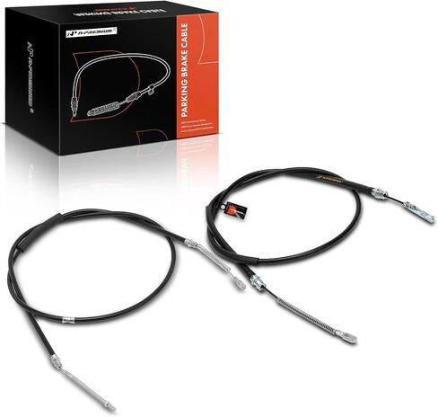 A-Premium Rear Driver and Passenger Side Parking Brake Cable Assembly Compatible with Chevrolet & GMC Models: S10 1998-1999/2002-2003, Sonoma 1998-1999/2002-2003, 2-PC Set - Replace# 15724595 in Saudi Arabia